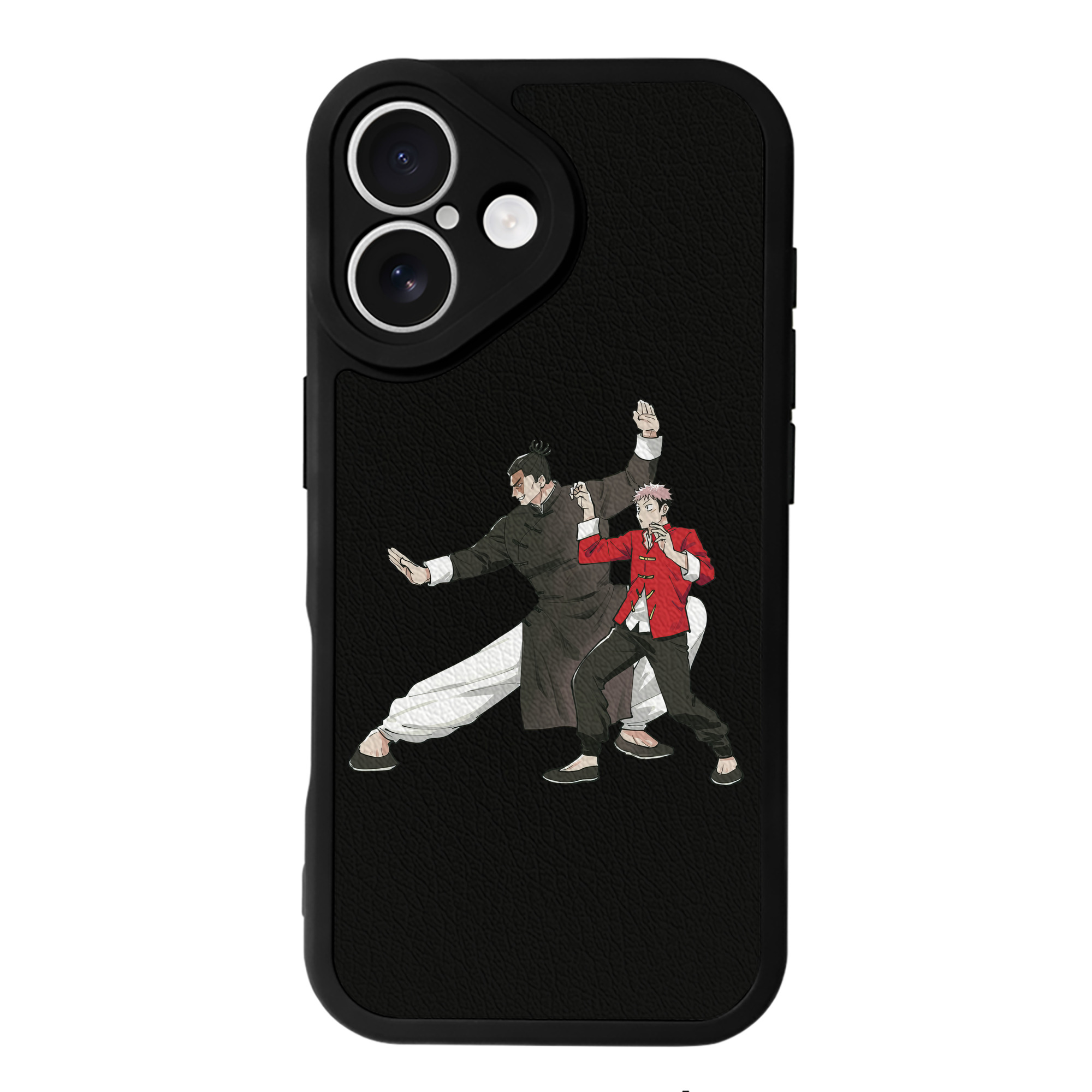 （画像用） 呪術廻戦 Jujutsu Kaisen 【iPhone 16シリーズ対応】シリコンスマホケース（レザー調） 材質：シリコン